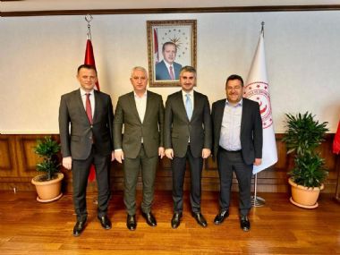 Belediye Başkanımız ARIŞAN Ankara'da Ziyaretlerde Bulundu