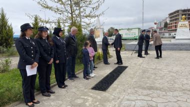  BAŞKAN ARIŞAN POLİS TEŞKİLATI ÇELENK SUNMA TÖRENİNE KATILDI