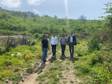 BAŞKAN ARIŞAN ÇALIŞMALARI YERİNDE İNCELEDİ