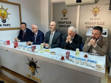 BAŞKAN ARIŞAN AK PARTİ KEŞAP İLÇE BAŞKANLIĞI BAYRAMLAŞMA PROGRAMINA KATILDI