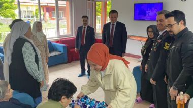 KEŞAP BELEDİYE BAŞKANI ARIŞAN'DAN  BAYRAM ZİYARETİ