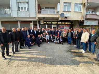 BAŞKAN ARIŞAN AK PARTİ KEŞAP İLÇE BAŞKANLIĞI BAYRAMLAŞMA PROGRAMINA KATILDI